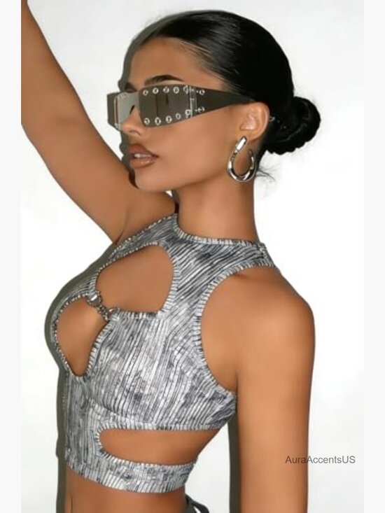 Futuristic Cyberpunk Wrap Around Sunglasses Unisex UV400 main image 6